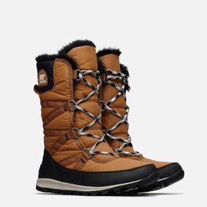 Sorel Whitney Tall Lace Camel Nylon Boots